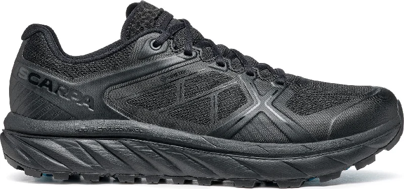 Camping hiking gear rush-Scarpa Spin Inifinity GORE-TEX Mens Trail Running Shoes - Black