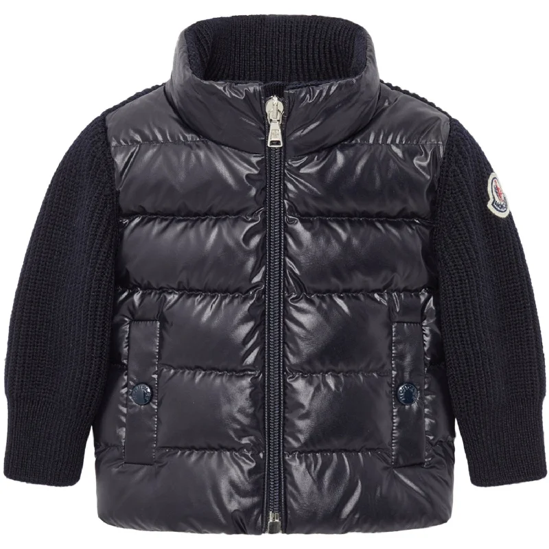 Camping hiking trail range-Moncler Navy Jacket