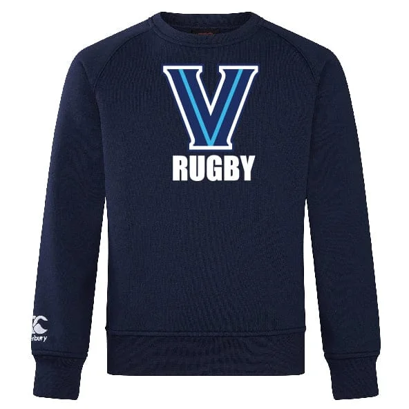 Camping hiking trail burst-Villanova Rugby Club Crew Sweatshirt by Canterbury