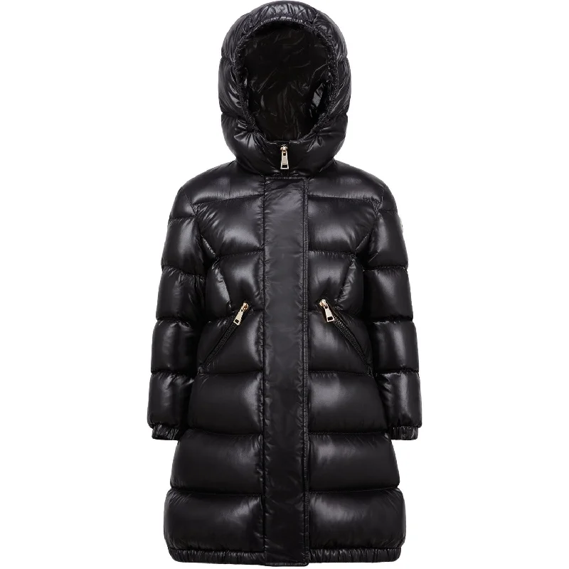 Camping hiking nature pulse-Moncler Black Bellevue Long Coat