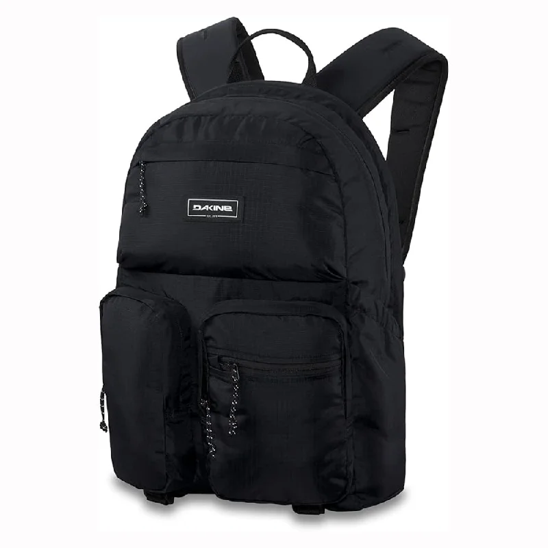 Camping hiking nature kick-Dakine Unisex Black Ripstop 28L One Size Dlx Method Backpack - 10004004-BLACKRIPSTOP