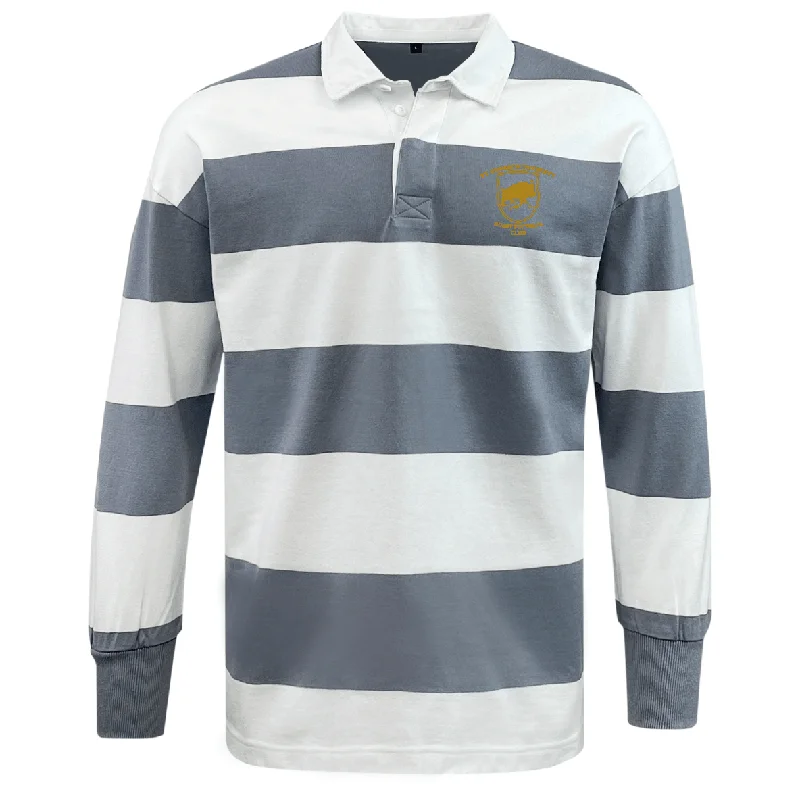 Camping hiking nature rush-St Edwards University RFC Classic Long Sleeve Hooped Rugby Jersey