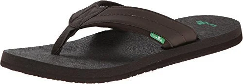 Camping hiking nature pulse-Sanuk - M BEER COZY 2 - 6 - DARK BROWN