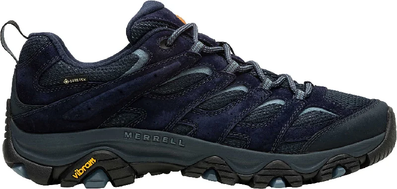 Camping hiking trail big-Merrell Moab 3 GORE-TEX Mens Walking Shoes - Blue