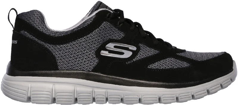 Camping hiking gear spark-Skechers Burns Agoura Mens Training Shoes - Black