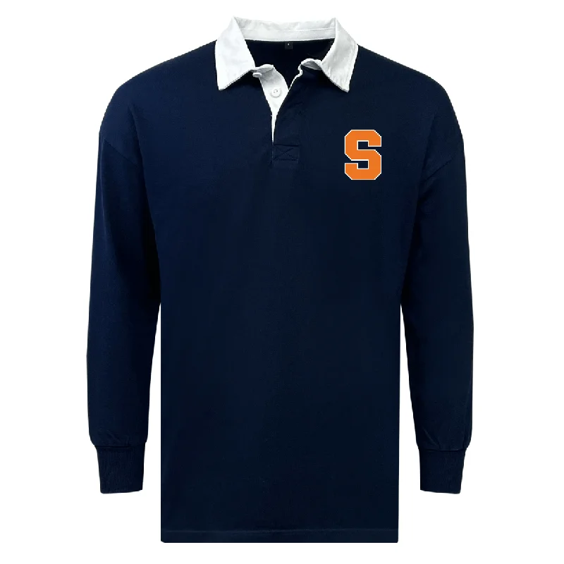 Camping hiking trail hail-Syracuse University Women's RFC Classic Long Sleeve Solid Rugby Jersey