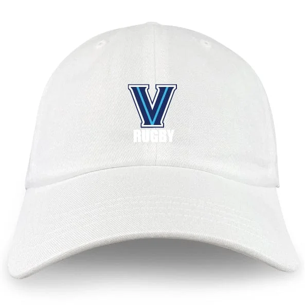 Camping hiking trail twist-Villanova Rugby Adult Low-Profile Cotton Twill Dad Cap