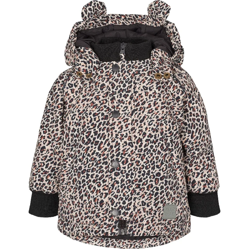 Camping hiking trail resilience-MarMar Technical Outerwear Print Leopard Osak Jacket