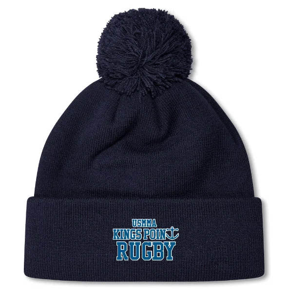 Camping hiking trail wonders-King's Point Rugby Pom Pom Beanie by Canterbury