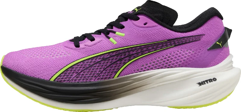 Camping hiking trail hill-Puma Deviate Nitro 3 Mens Running Shoes - Purple