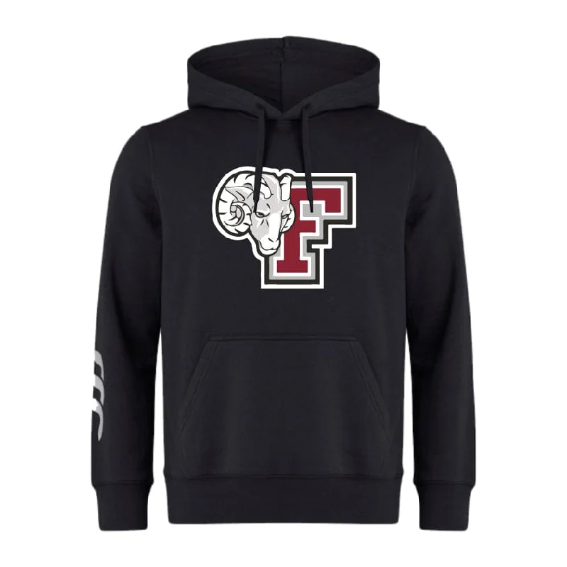 Camping hiking trail puzzles-Fordham University Club Hoodie by Canterbury