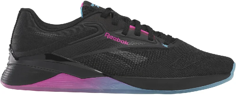 Camping hiking trail pursuits-Reebok Nano X4 Mens Training Shoes - Black