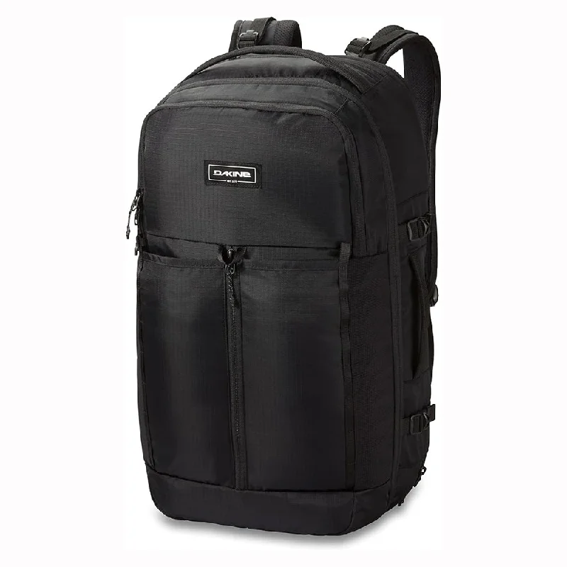 Camping hiking trail splendors-Dakine Unisex Black Ripstop 38L Split Adventure Backpack - 10003417-BLACKRIPSTOP