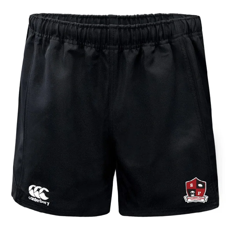 Camping hiking trail fire-Southern Pines Youth Rugby Advantage Rugby Shorts by Canterbury