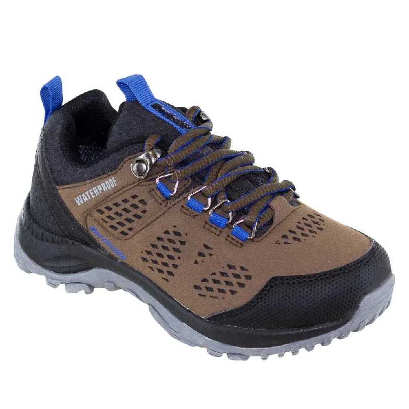 Camping hiking gear kits-Northside® Benton Waterproof Kids Hiking Shoe