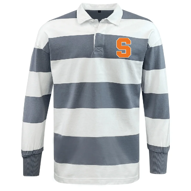 Camping hiking outdoor shine-Syracuse University Women's RFC Classic Long Sleeve Hooped Rugby Jersey