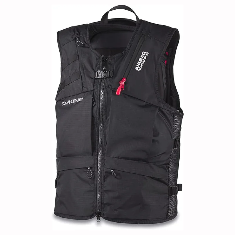 Camping hiking gear perks-Dakine Men's Black Poacher RAS Vest Large Extra Large Backpack - 10003821-BLACK-L/XL