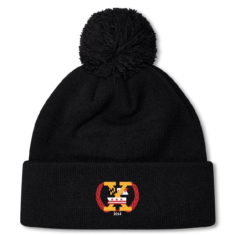 Camping hiking trail lull-Potomac Exiles Pom Pom Beanie by Canterbury