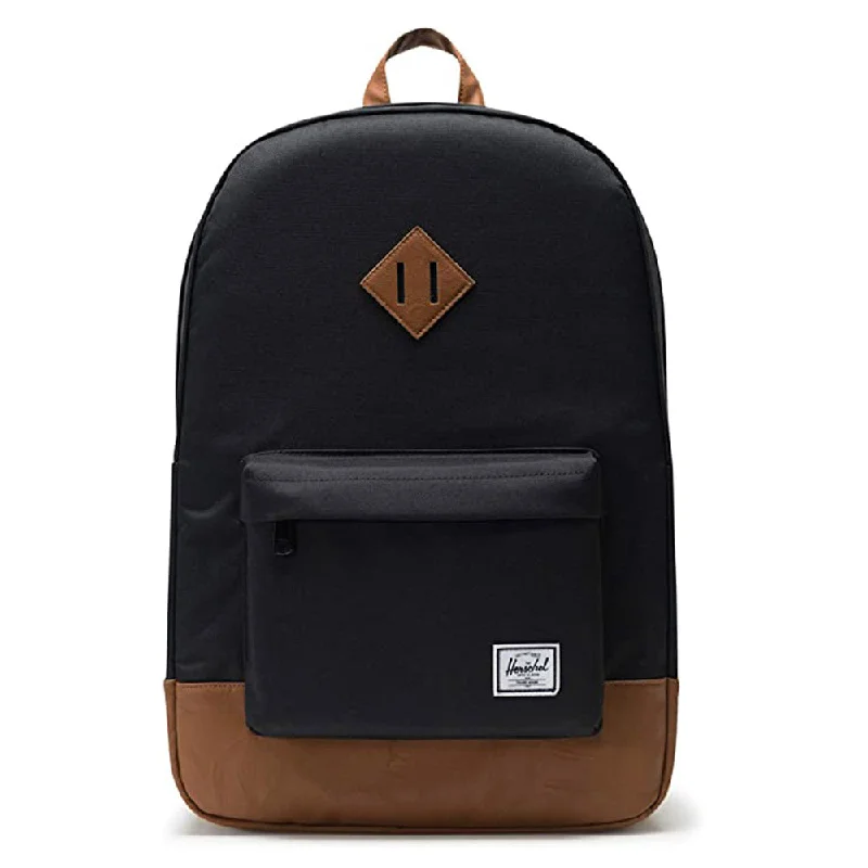 Camping hiking trail kick-Herschel Unisex Black Classic 21.5L Heritage Backpack - 10007-00055-OS