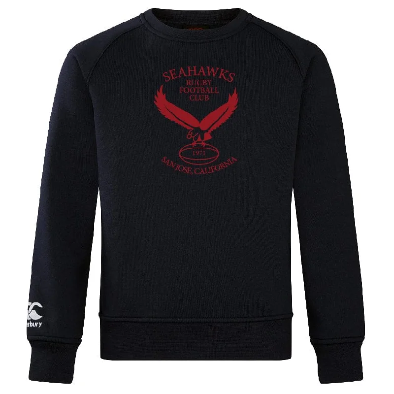 Camping hiking trail chronicles-San Jose Seahawks Club Crew Sweatshirt by Canterbury