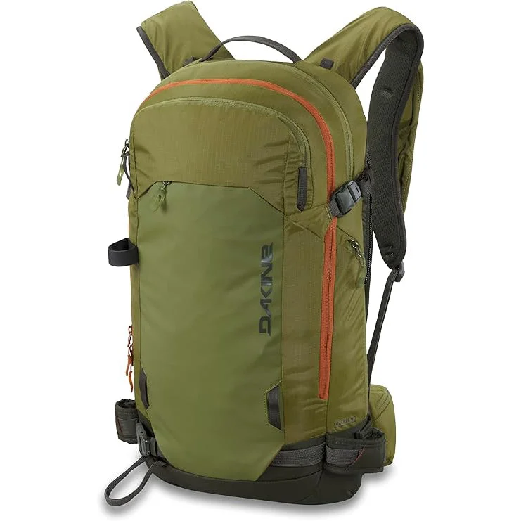 Camping hiking gear thrill-Dakine Mens Utility Green 22L One Size Poacher Backpack - 10003575-UTILITYGREEN