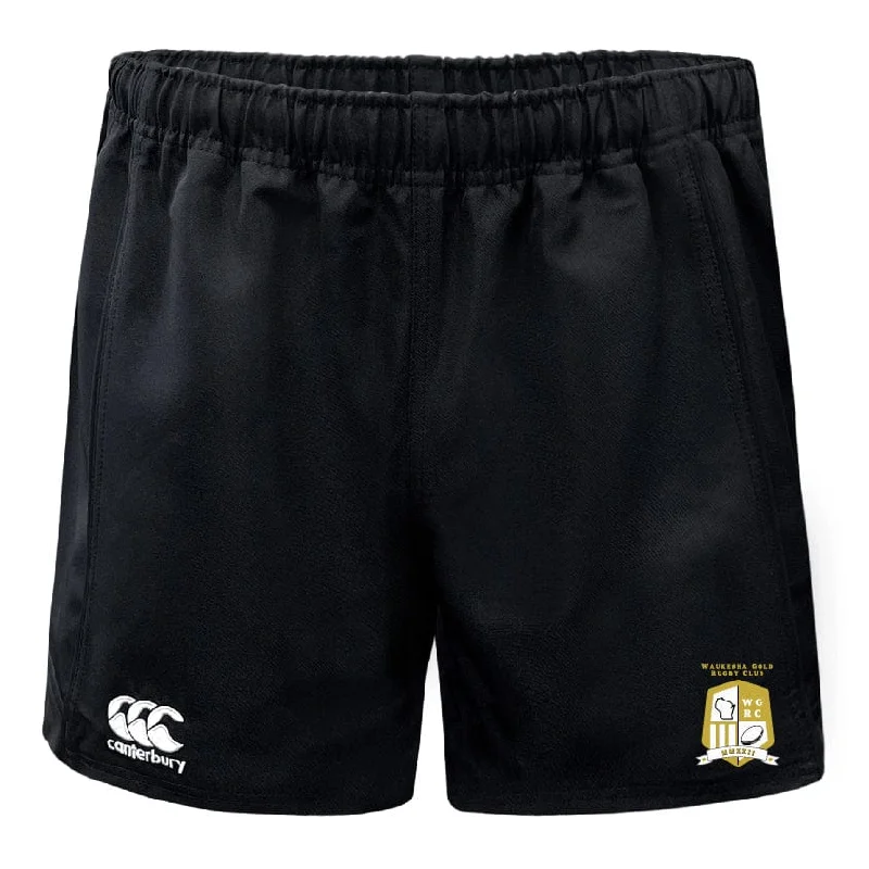 Camping hiking gear spark-Waukesha Gold Rugby Advantage Rugby Shorts by Canterbury