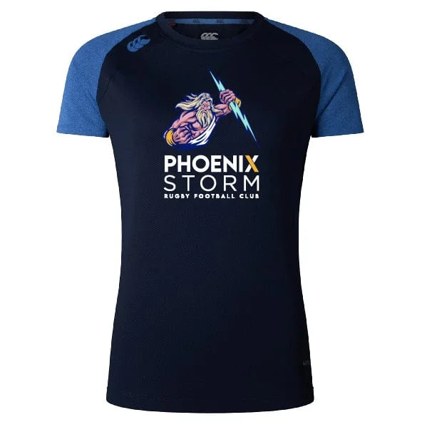 Camping hiking trail silence-Phoenix Storm RFC Women's Elite Training Tee by Canterbury