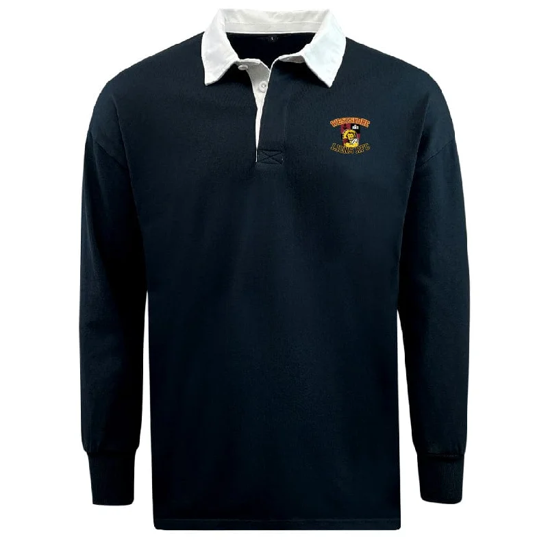 Camping hiking outdoor visions-Westshore Lions Classic Long Sleeve Solid Rugby Jersey