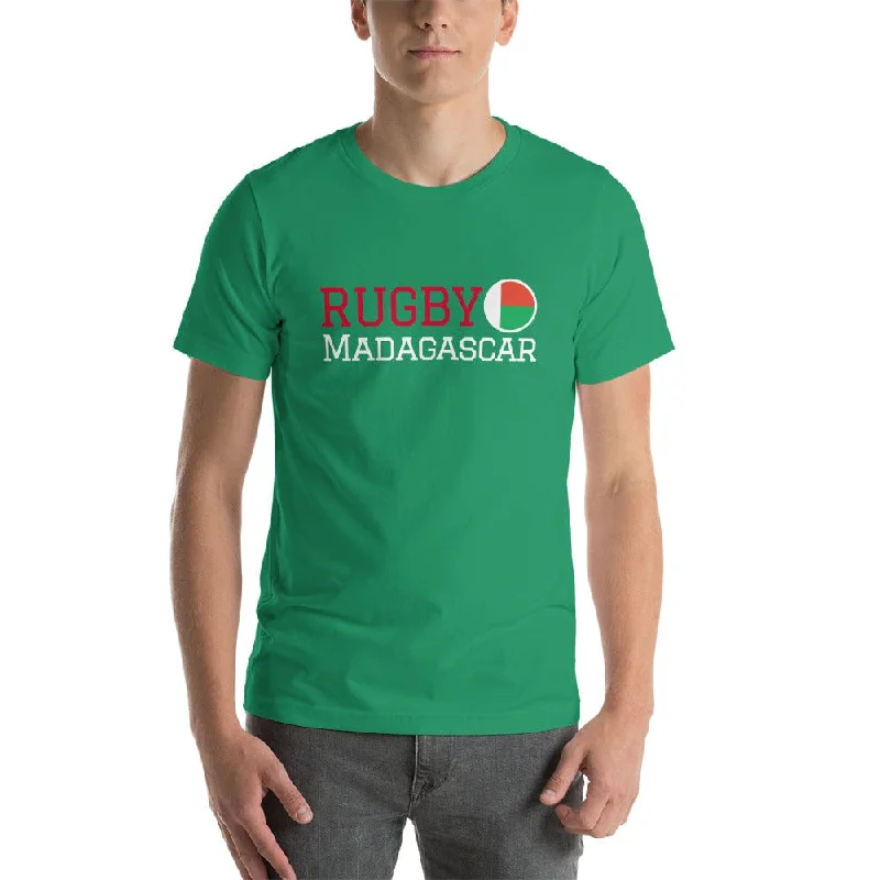 Camping hiking trail sleet-Madagascar Rugby Cotton T-shirt