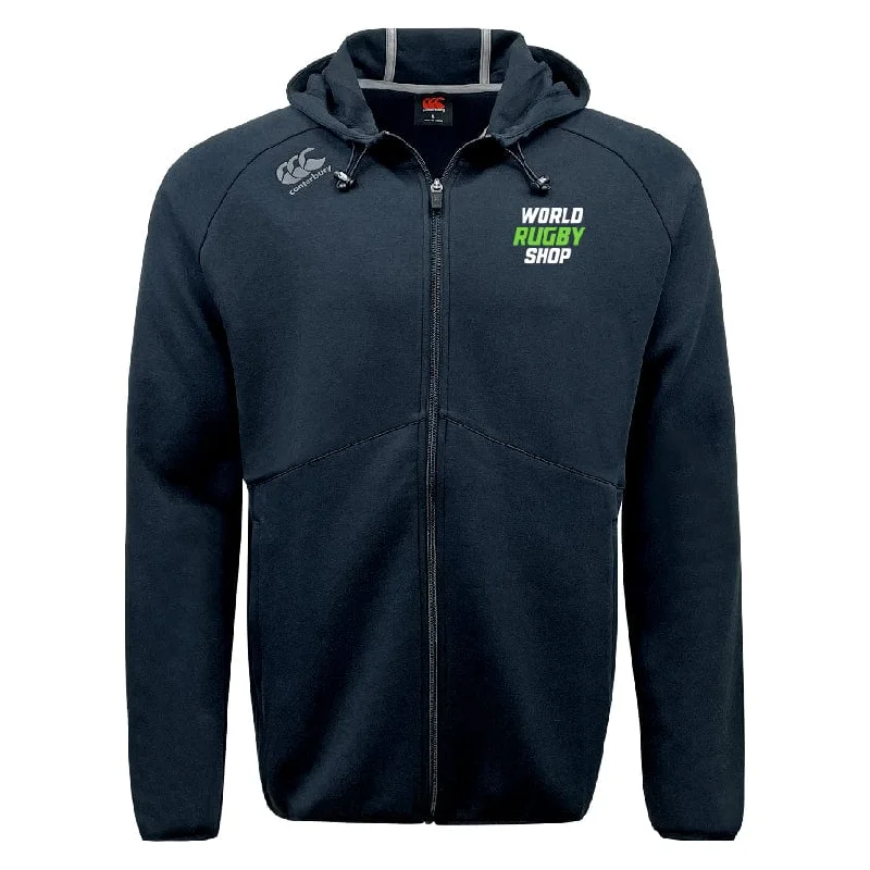 Camping hiking trail bloom-World Rugby Shop Tempo Vapodri Full-Zip Hoodie by Canterbury