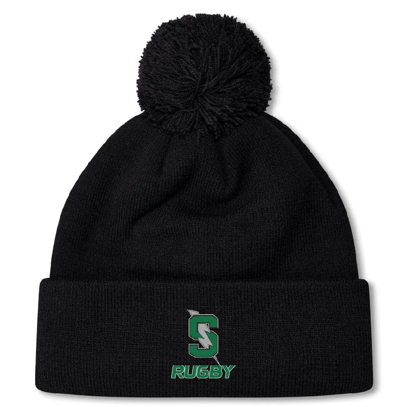 Camping hiking trail sway-Summit Rugby Pom Pom Beanie by Canterbury