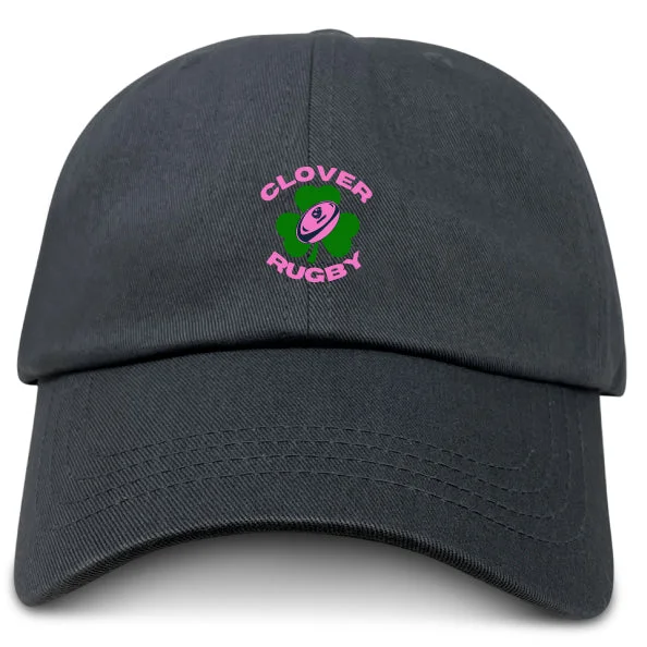 Camping hiking trail wind-Clover Girls Rugby Adult Low-Profile Cotton Twill Dad Cap