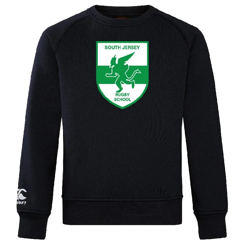 Camping hiking wilderness tricks-South Jersey Rugby School Club Crew Sweatshirt by Canterbury