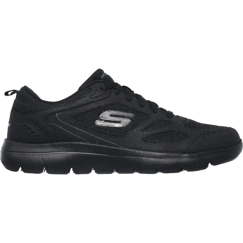 Camping hiking gear appeal-Skechers Summits South Rim Mens Training Shoes - Black