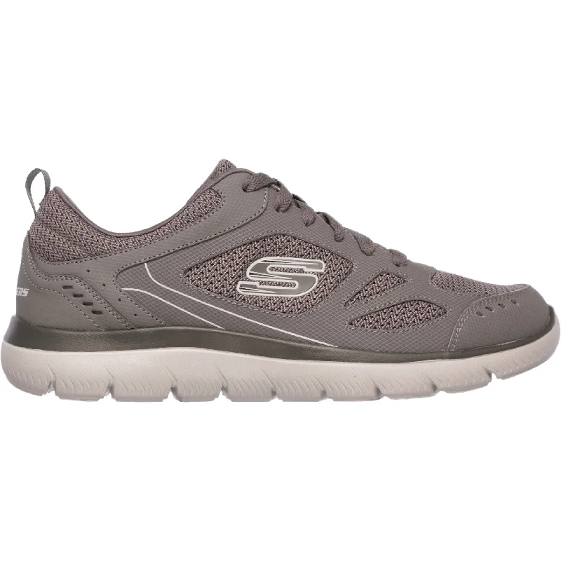 Camping hiking nature stillness-Skechers Summits South Rim Mens Training Shoes - Grey