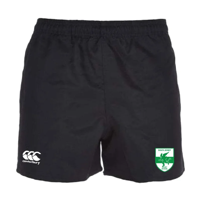 Camping hiking gear wave-South Jersey Rugby School Professional Polyester Rugby Short by Canterbury