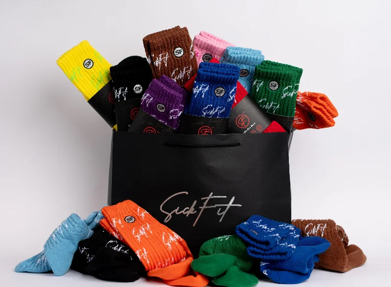 ultra-padded socks-SickFit 10 Pack Slouch Pride Socks