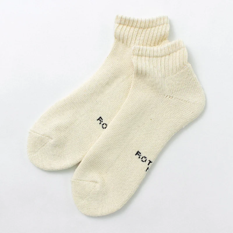 training gym socks-ROTOTO / Organic daily 3 pack ankle socks