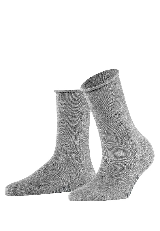 mixed-fiber socks-Active Breeze So Socks | Light Greymel. 46189-3216