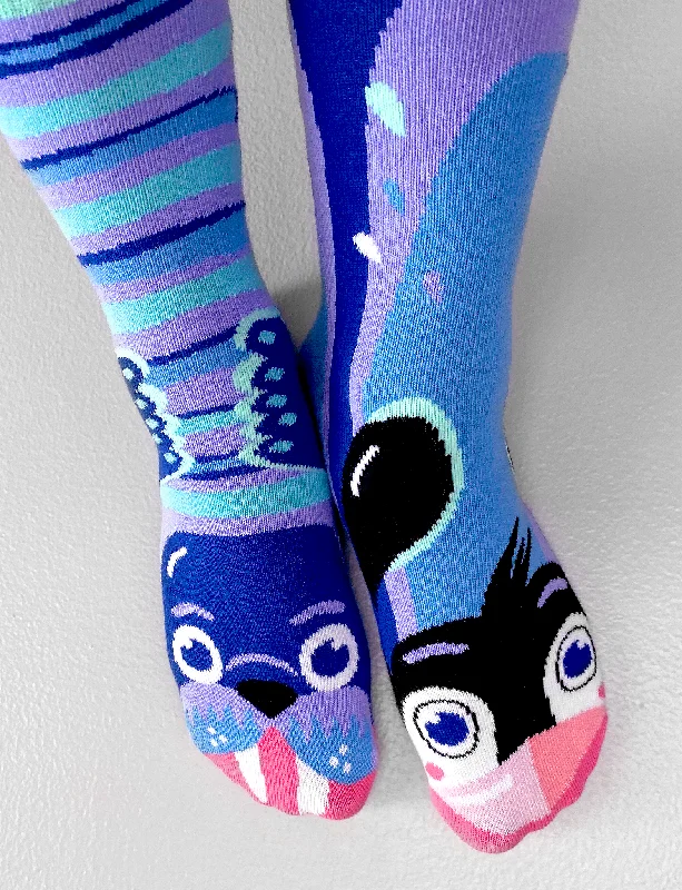 dapper men’s socks-ADULT PENGUIN & WALRUS SOCKS