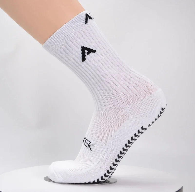 wet-proof socks-ATEK 3.0 GAME Grip - White - Adult (EXTRA LENGTH)