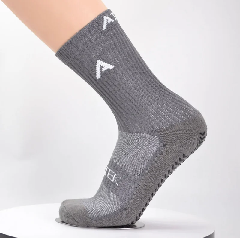 roomy toe socks-ATEK 3.0 Grip - Grey - Adult