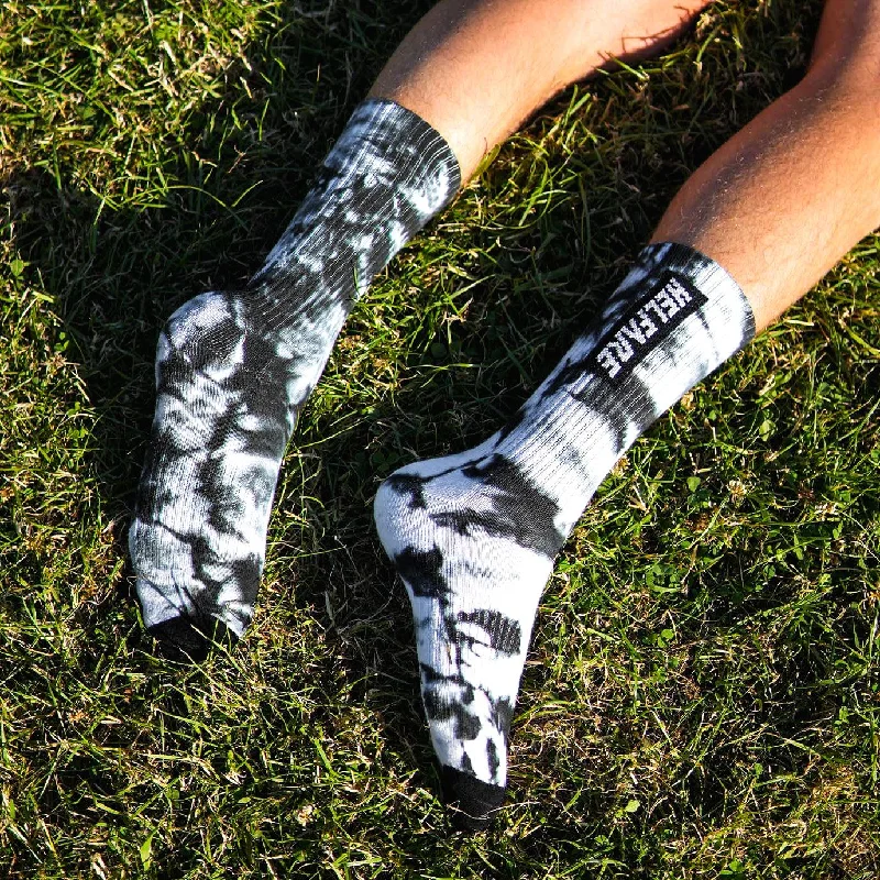 vivid print socks-Box Logo Tie Dye Socks | Panda