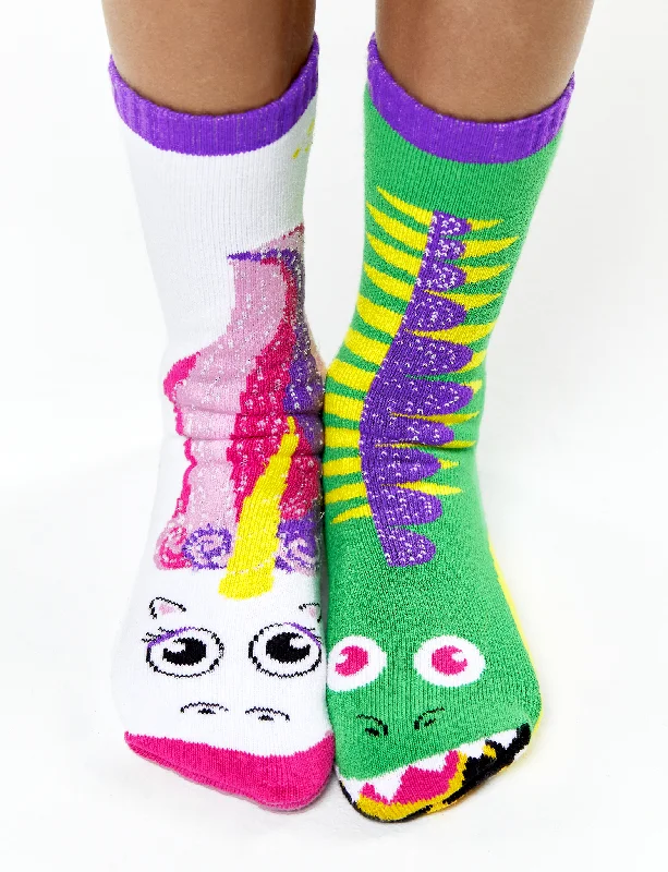 bright crew socks-ADULT DRAGON & UNICORN SOCKS