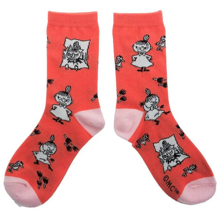 easy-fit socks-Moomin Socks Little My Orange