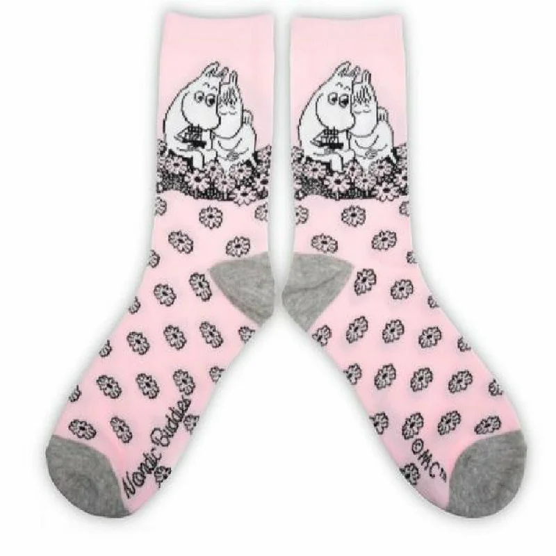 cozy workout socks-Moomin Socks Love