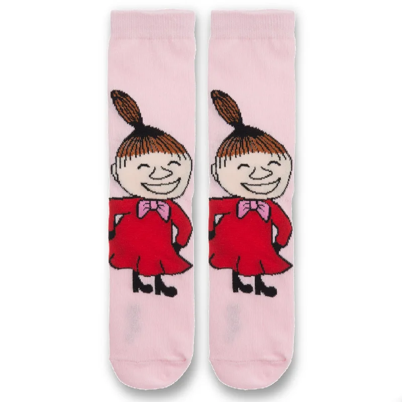 subzero socks-Moomin Socks Little My Happiness Pink