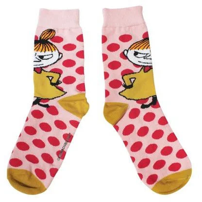 doodle print socks-Socks Moomin Little My Printed