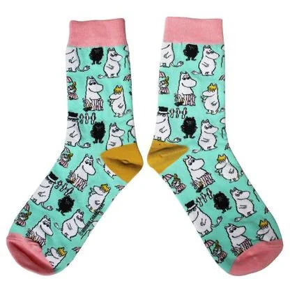 friction-free socks-Socks Moomin Family Printed