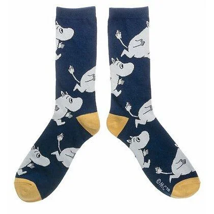 cozy ski socks-Moomin Socks Running Moomintroll